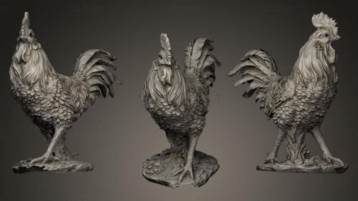 3D model rooster (STL)